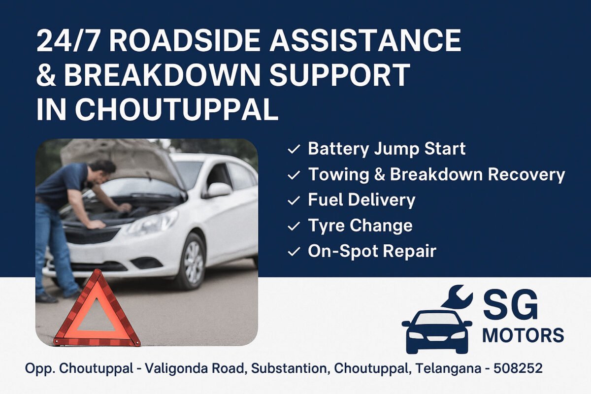 24/7 Roadside Assistance & Breakdown Support