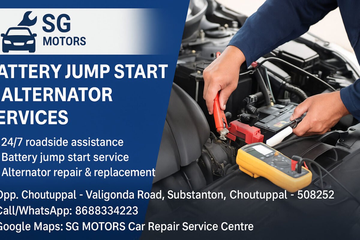 Battery Jump Start & Alternator Services