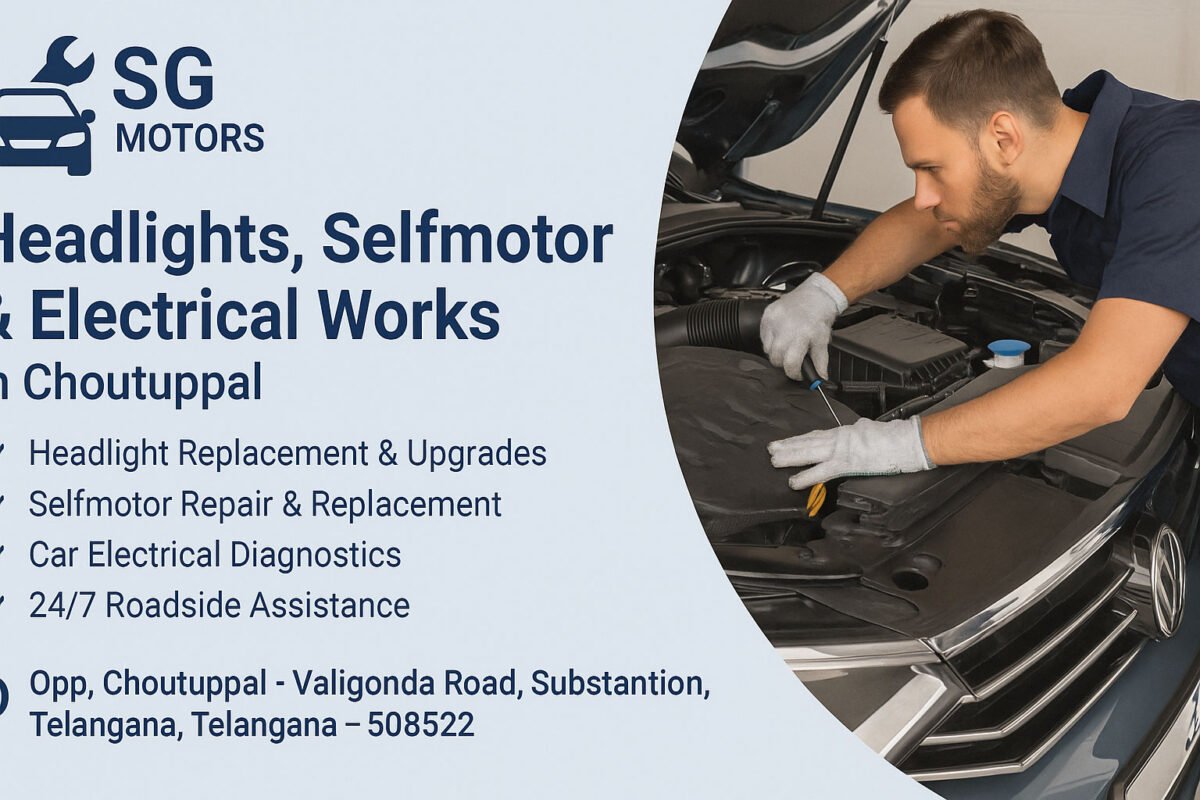 Headlights, Selfmotor & Electrical Works